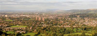 138 Cheltenham from Leckhampton Hill/Charlton Kings Common - the bigger picture &copy;David Hanks