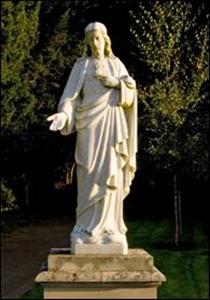 091 Statue of Christ installed by Charlton Park Convent &copy; David Hanks